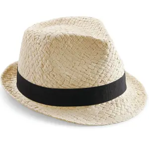 Straw hat Beechfield Festival Trilby image-0