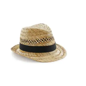 Straw hat Beechfield Trilby image-0