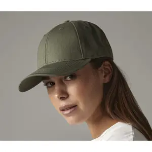 6-panel baseball cap Beechfield Earthaware Organic Canvas image-1