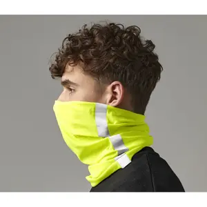 High visibility neck warmer Beechfield Morf image-1
