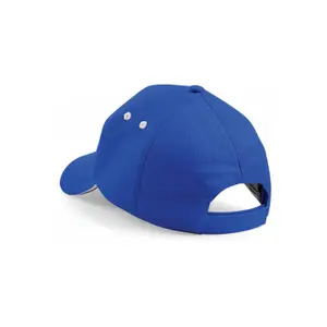 5-panel cap with contrasting color sandwich Beechfield Ultimate image-1