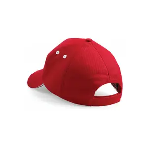 5-panel cap with contrasting color sandwich Beechfield Ultimate image-1