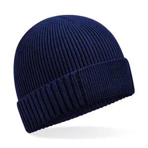 Cotton hat with technical patch Beechfield image-0