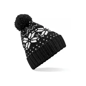 Jacquard beanie Beechfield Snowstar image-0