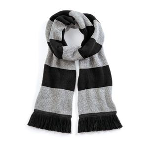b479-black-heathergrey-gestreifter-schal-beechfield-stadium-black-heather-grey-tu