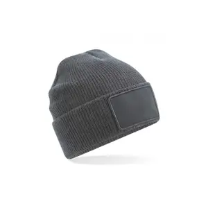 Hat with removable patch Beechfield Thinsulate image-0