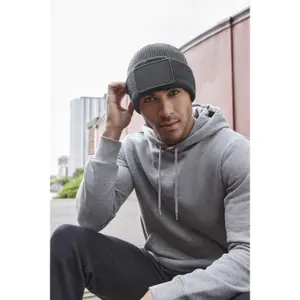 Hat with removable patch Beechfield Thinsulate image-1