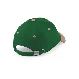 6-panel low profile brushed cotton cap Beechfield image-1