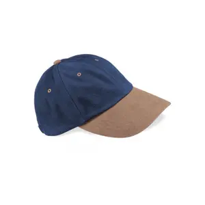 6-panel low profile brushed cotton cap Beechfield image-0
