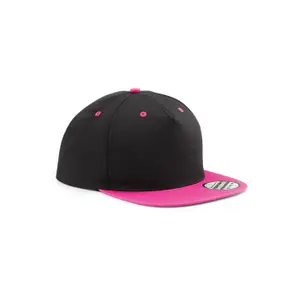 5 panel contrast snapback cap Beechfield image-0