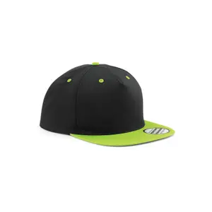 5 panel contrast snapback cap Beechfield image-0