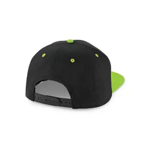 5 panel contrast snapback cap Beechfield image-1