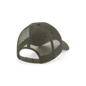 Adjustable back mesh cap with removable patch Beechfield image-1