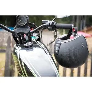 Casco de moto Jet Bell Custom 500 Carbon image-6