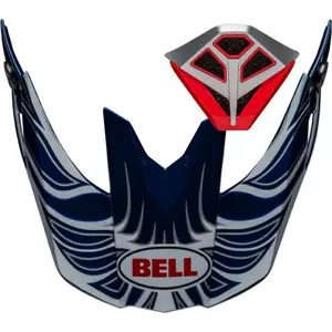 Visir och munventilationssats för motorcykelhjälm Bell 10 Tomac