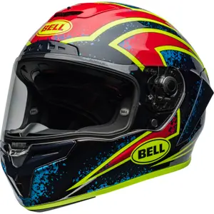 Capacete de motociclista de rosto inteiro Bell Race Star DLX Flex image-1