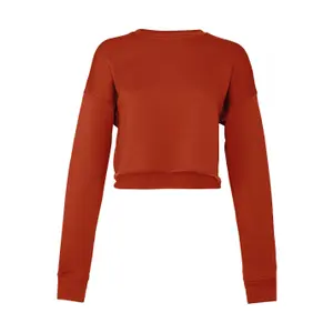 Sweatshirt Crop Frau Bella + Canvas image-0