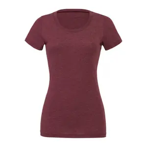 T-Shirt mit Rundhalsausschnitt, Damen Bella + Canvas Triblend image-0