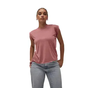 T-Shirt mit Rollärmeln, Damen Bella + Canvas Flowy image-2
