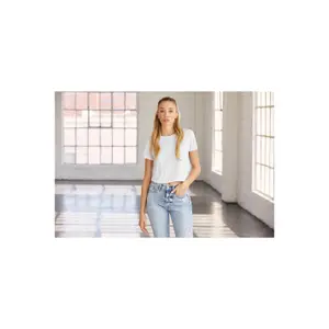 Crop T-Shirt Frau Bella + Canvas Flowy image-2