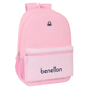 Adaptable baby trolley backpack Benetton Vichy image-0
