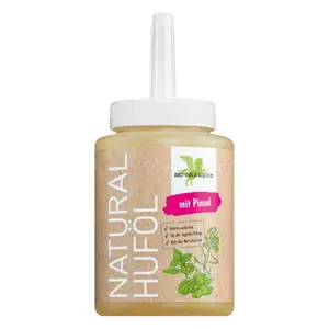 3953900-pferdehufol-mit-pinsel-bense-eicke-natural-hufol-braun-450-ml