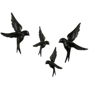 Decorative birds BePureHome Avaler (x4)