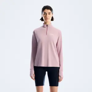 Dół koszulki z długim rękawem ½ zip damski Berghaus Ivyhill image-2