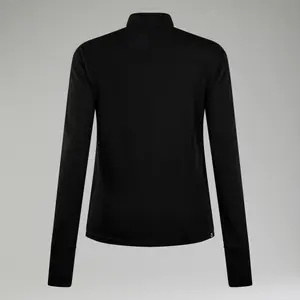 Dół koszulki z długim rękawem ½ zip damski Berghaus Ivyhill image-1