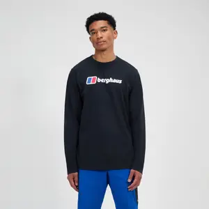 Langarm-T-Shirt mit großem Logo Berghaus image-3