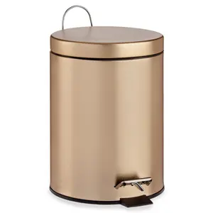 Poubelle à pédale en métal Berilo image-0