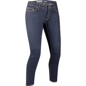 Slim fit motorjeans voor dames Bering Trust