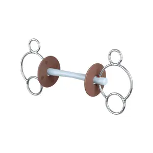 3 or 4-ring comfort bar bit for horse Beris