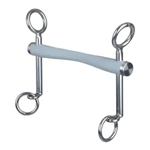 6536833-130-kurzes-hartes-dressur-trense-mit-schmalem-komfortbugel-beris-fin-long-dur-130-mm