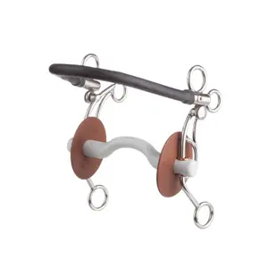 Pedaço de cavalo americano com buraco de língua Beris Tandem image-0