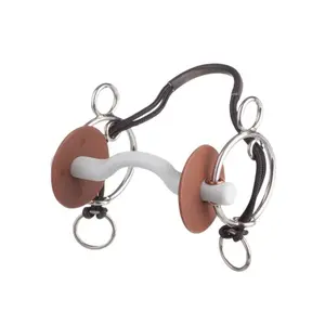 Combination bit for hard horse with tongue port Beris image-0