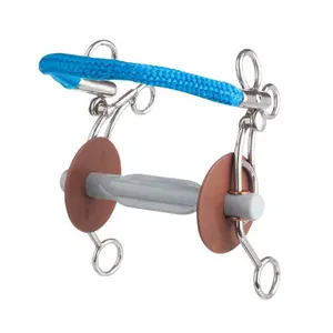 Mors 3 anneaux pour cheval avec bridon papillon Beris Tandem image-0