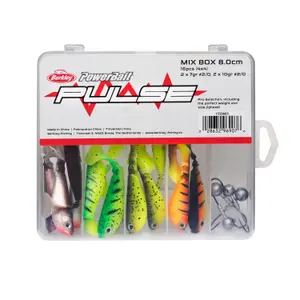 Kit leurre avec têtes plombées Berkley Pulse Shad (x16) image-0