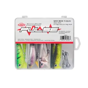 Kit leurre avec têtes plombées Berkley Pulse Shad (x12) image-0