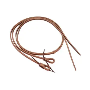 Rênes pour cheval huilées Berlin Custom Leather Waterloop image-0