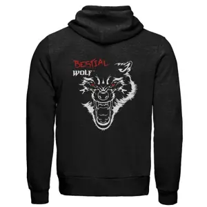 Sweatshirt à capuche enfant Bestial Wolf image-1