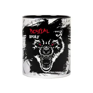 Taza de cerámica Bestial Wolf image-1