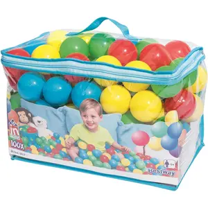 Bag of 100 balls for swimming pool Bestway image-0