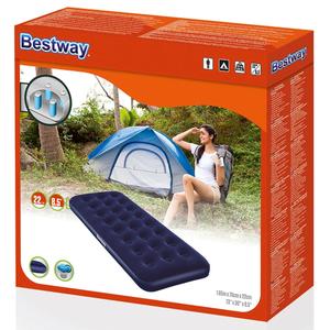 Dmuchany materac flokowany dla dzieci Bestway image-1