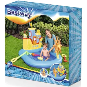 Oppustelig swimmingpool båd aktiviteter Bestway image-2