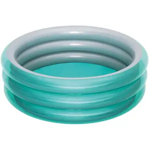 Metallic pool with 3 children's paddles Bestway image-3