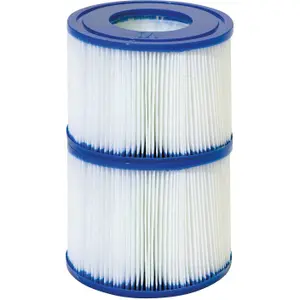 a2100733-filtreringspatroner-av-typ-vi-bestway-x2-vit-bla-gra-16x10x10-6-cm