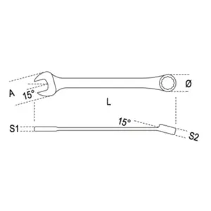 Reversible Ratchet Mix Wrench Beta image-1