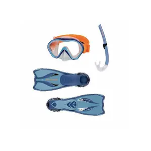 Set vinnen + enkel glasmasker + snorkel Beuchat image-0