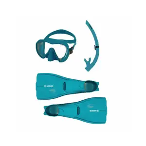 Scuba diving kit fins + single-glass mask + snorkel Beuchat Atoll - Spy image-0